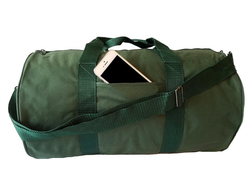 ImpecGear Round Duffel Sports Bags, Travel Bag, Heavy Duty Bag, Gym Fitness Bag-for Men & Women (Green) small-medium - Image 1